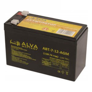 Аккумулятор Alva battery АВТ-7-12-AGM