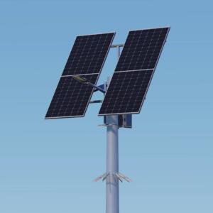 Уличное освещение на солнечных панелях Solar Garden  H-8m 50W на две панели