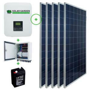 Гібридна сонячна електростанція на 7,5 кВт, 1 – фаза