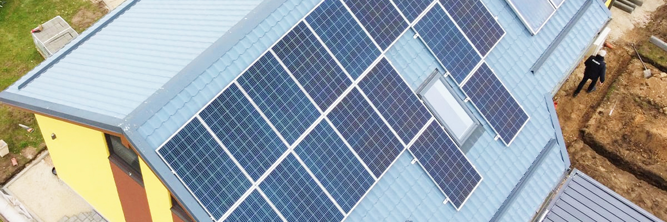 Установка солнечных электростанций на крыше 