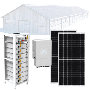 Гібридна сонячна електростанція 150 кВт, з АКБ 90 кВт/год для заміщення власного споживання