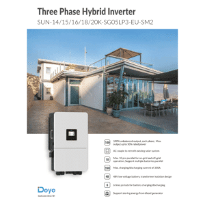Гібридний інвертор Deye SUN-14K/15K/16K/18K/20K-SG05LP3-EU-SM2(4)
